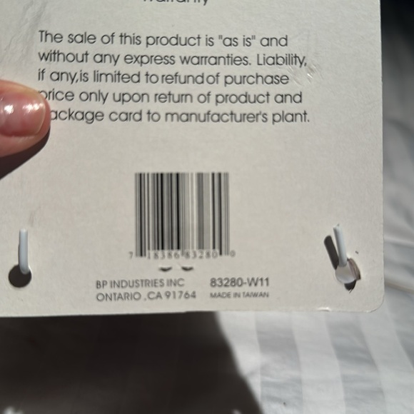 A set of 12 plate hangers.  Brand new. Adjustable 11 to 14 inches - Picture 3 of 3